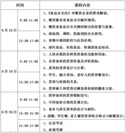 全國飯店餐飲業(yè)食品安全管理師與營養(yǎng)師 山西 培訓班2019年9月18日 20日介休市舉辦