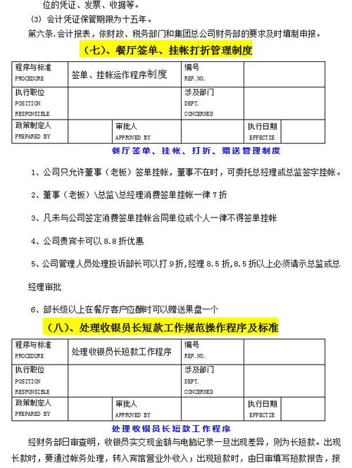 35頁(yè)看破餐飲會(huì)計(jì)工作,萬(wàn)字深度解析,餐飲業(yè)財(cái)務(wù)部崗位職責(zé)